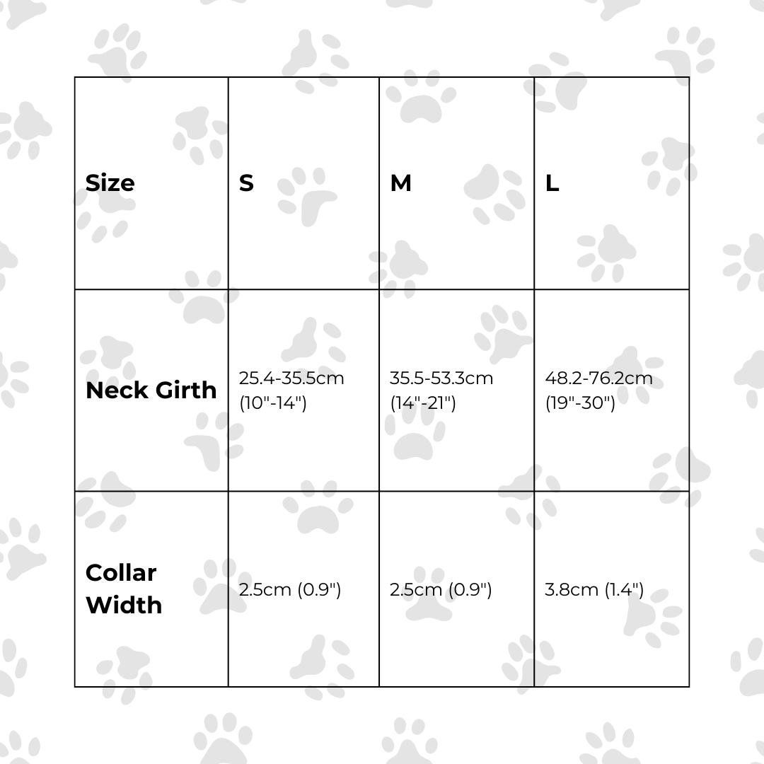 Collar size guide