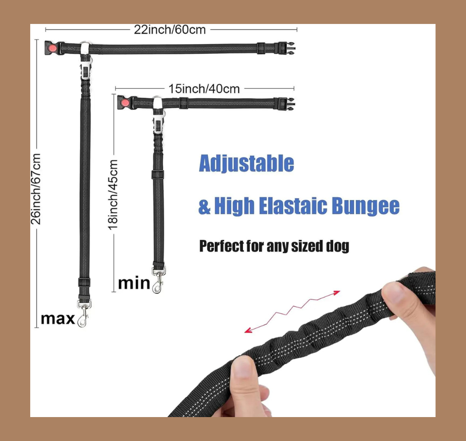 Seatbelt for dogs sizing information